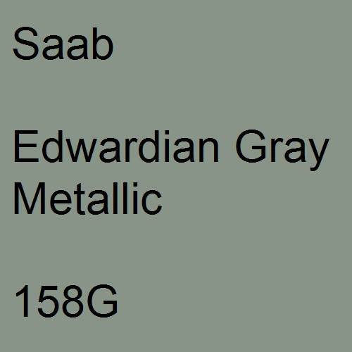 Saab, Edwardian Gray Metallic, 158G.